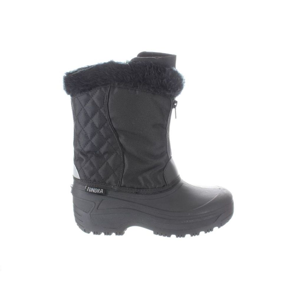 Tundra Womens Portland Black Snow Boots Size 8 Medium (B, M)